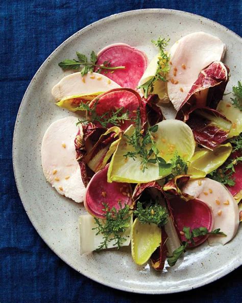 Market Salad With Poached Chicken Recipe Recipe Spring Salad