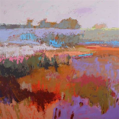 Jane Schmidt Abstract Landscape Painting Art Pastel Artwork