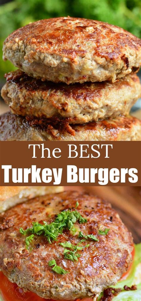 The Best Turkey Burgers Juicy Tender Turkey Burgers Are The Perfect