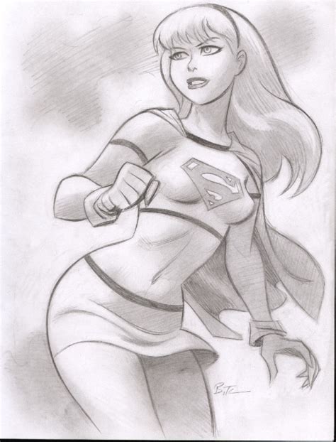Supergirl Screenshots Images And Pictures Bruce Timm Supergirl Dc Comics Art