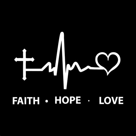 Faith Hope Love Christian Heartbeat Hooded Awesome Phone Case