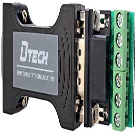 Buy Dtech Rs232 To Rs485 Rs422 Serial Converter Communication Data Adapter Mini Size Online At