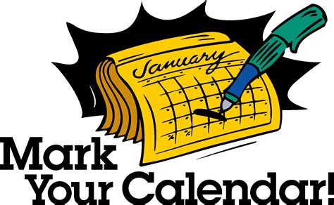 Mark Your Calendar Clipart Clipart Best