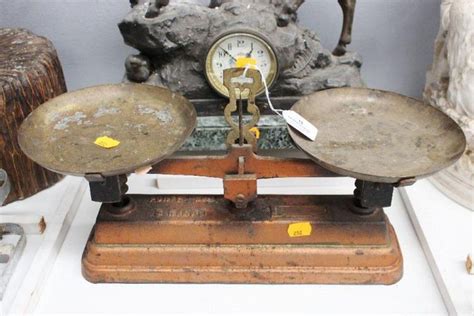 Antique French Balance Scales Scales Sundries