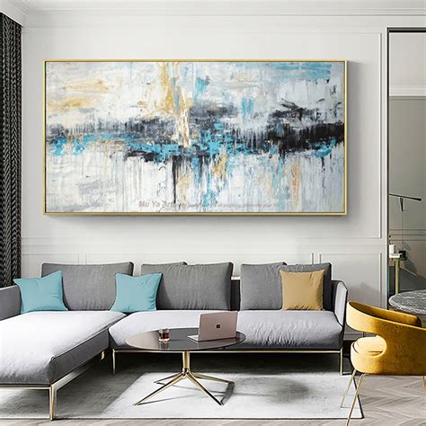 Feb 12, 2020 · the light turquoise painted floors and deeper, more matte blue walls create the perfect backdrop for a playful gallery wall of gilt mirrors, religious iconographies, and more modern portraits. Abstract art painting modern wall art canvas pictures ...
