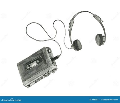 Walkman Illustrazione Di Stock Illustrazione Di Gioco 73830331