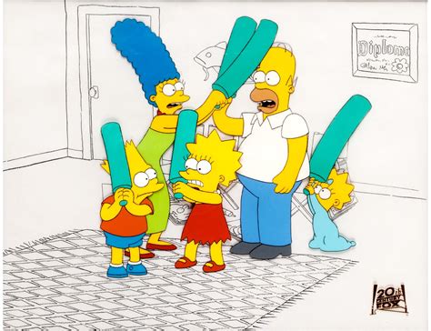 Simpsons Animation Art