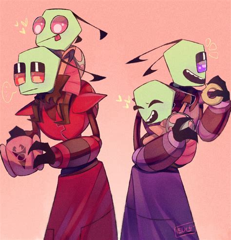 More Prazr Invasor Zim Dibujos Htf Anime