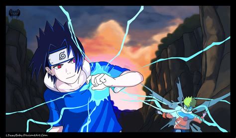 Naruto Vs Sasuke Clash By L3xxybaby On Deviantart