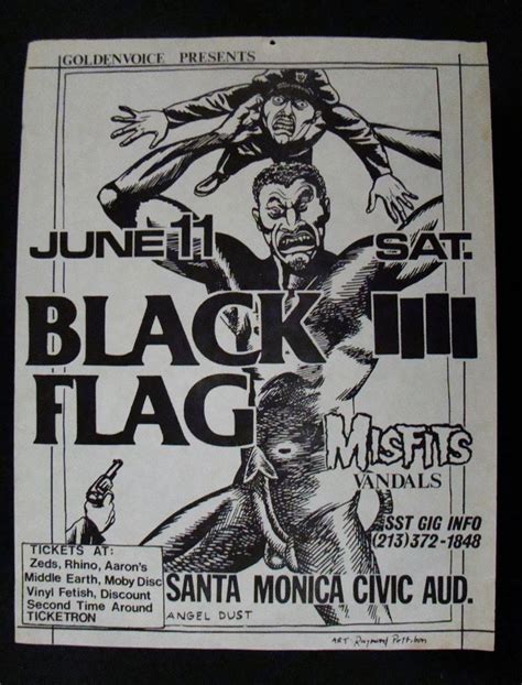 Punk Fanzines Etc Flyers 1983 Black Flag Misfits Punkrock Punk