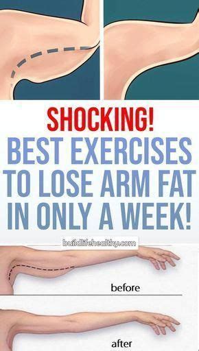 To lose fat in any part of the body, following a healthy diet is necessary. Pin on Lose arm fat in a week