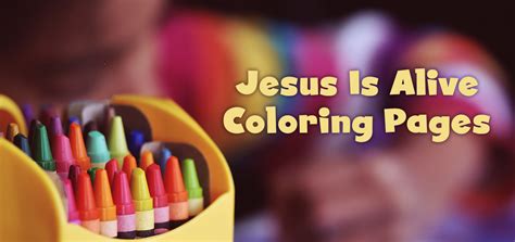 In this easter sunday school lesson, the children discover how the easter season is filled with hope and joy as the celebrate the resurrection of jesus. Jesus Is Alive Coloring Pages
