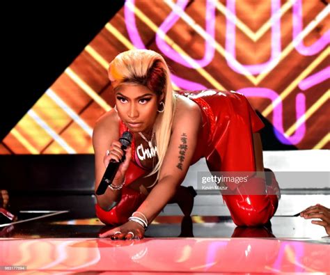 Nicki Minaj Performs Onstage At The 2018 Bet Awards At Microsoft