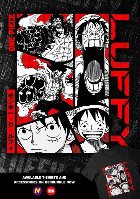 Monkey D Luffy One Piece Manga Panel Color Version Essential T