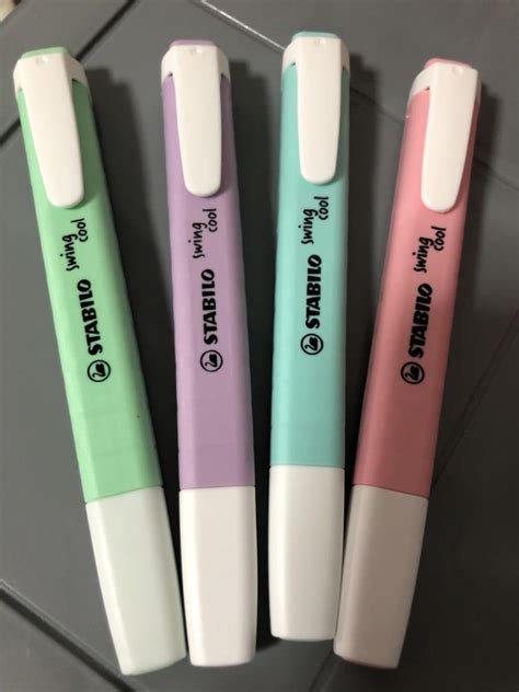 Stabilo Swing Cool Highlighters Neon Pastel Shopee Singapore