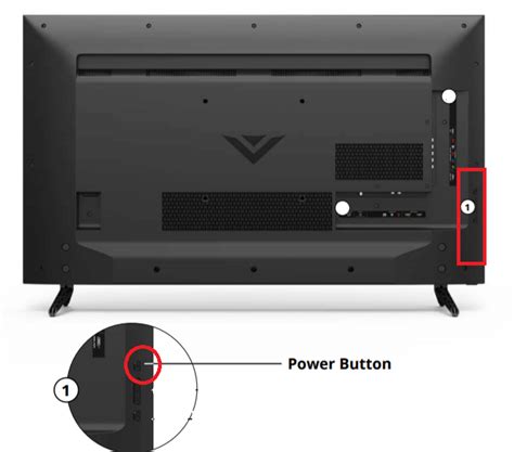 Where Is The Power Button On My Vizio Tv
