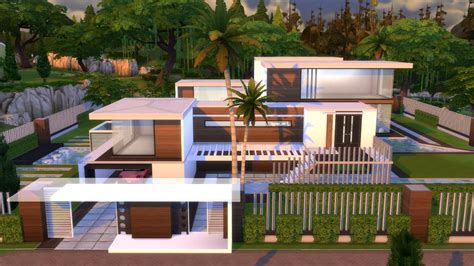 Best Modern House The Sims 4 Villa Mansion Youtube Images And Photos Finder