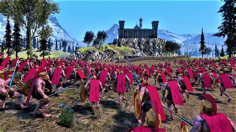 20000 Spartans Lay Siege To Castle With Ultimate Defenses Ultimate