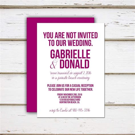 You are totally invited to the wedding of we're getting invitations done by a local artist who had a bunch of beautiful samples around. wedding invitation wording wedding invitation | Funny ...