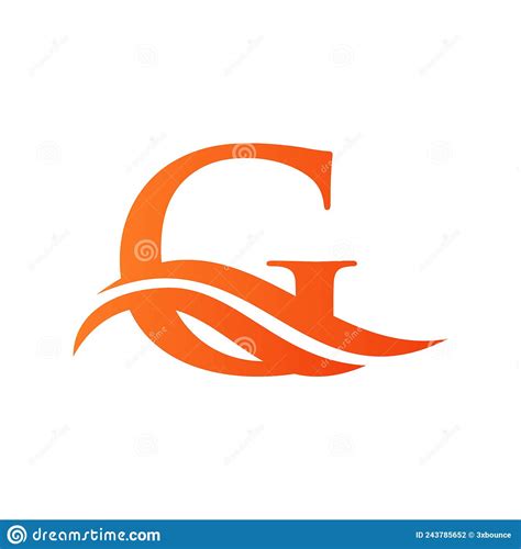Letter G Logo Icon Design Letter G Wave Sign Modern Flat And