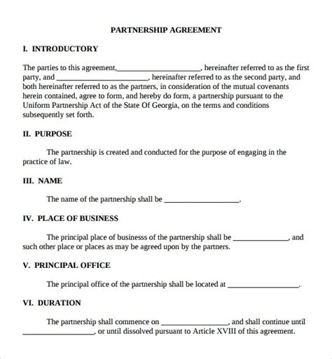 Standard agreement terms that you're entering into a contract between the advertiser and the influencer. Free 7+ Sample Business Partner Agreement Templates In Pdf ...