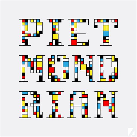 Piet Mondrian Based Series — Co Andrewnewman Ello Piet Mondrian