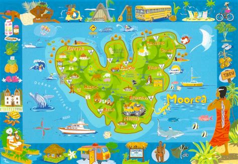 My Favorite Views French Polynesia Moorea Map Of The Island
