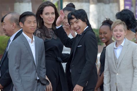 Angelina Jolie Kids Today Angelina Jolie And Her Kids Make First Public