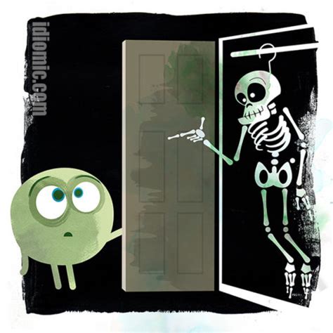 Skeleton In The Closet Illustrated At Definition