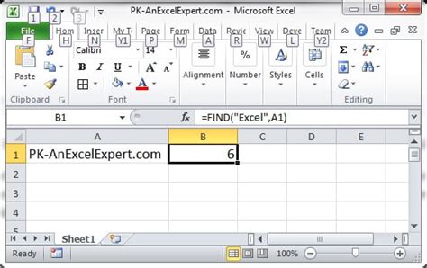 Find Formula Pk An Excel Expert