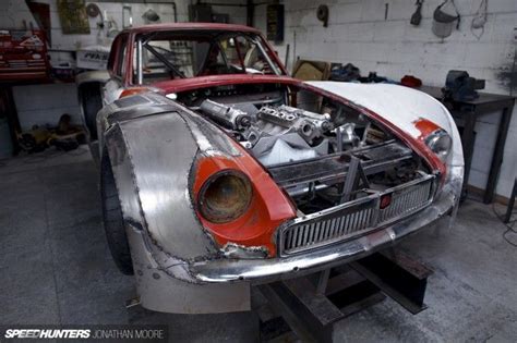 MGB GT Done Up In Crazy Just The Way I Like It Custom Metal Fabrication Metal Shaping Wide