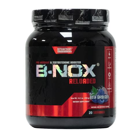 Betancourt Nutrition B Nox Reloaded Pre Workout And Testosterone Booste