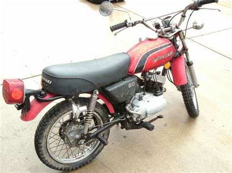 Shop for 1973 kawasaki mc1 90 products at dennis kirk. ORIGINAL PAINT 1973 MC1 90 KAWASAKI ENDURO MOTORCYCLE 90cc
