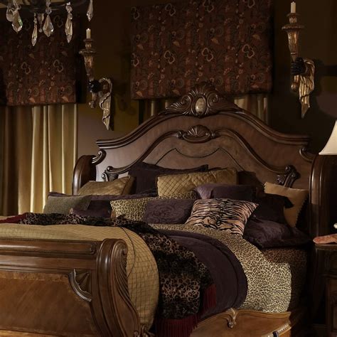 Michael Amini Bedroom Set - Michael Amini Essex Manor Luxury Poster Bed
