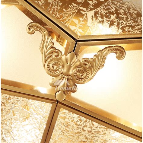 Led ceiling lights are on of the best ceiling lighting systems in this year, so you should know this modern ceiling lights and see how it can to give you unique and beautiful view in your home. Solid Brass Carved Antique Ceiling Lights Golden Flush ...