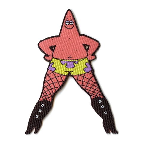 officially licensed spongebob squarepants sexy patrick patch etsy