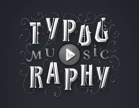 Music Typography On Behance