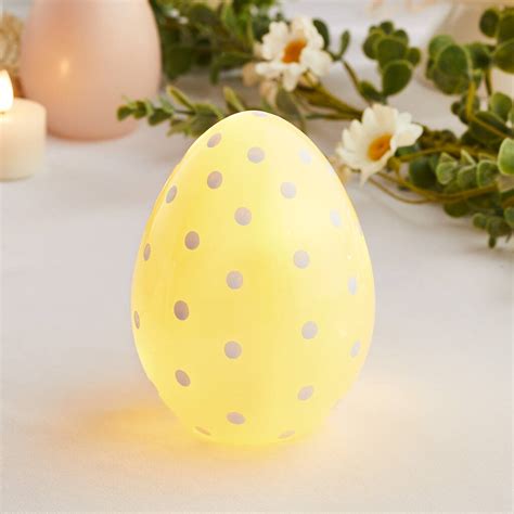 Fairy Light Glass Easter Egg Decoration By Lights4fun