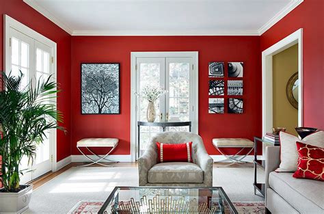 Red And Grey Living Room Decor Ideas