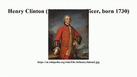 Henry Clinton (British Army officer, born 1730) - YouTube