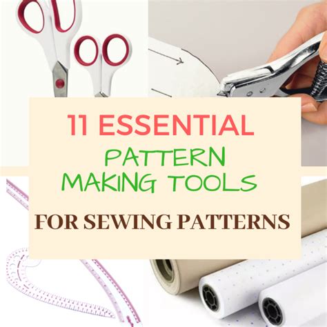 11 Essential Pattern Making Tools For Drafting Sewing Patterns Donlarrie