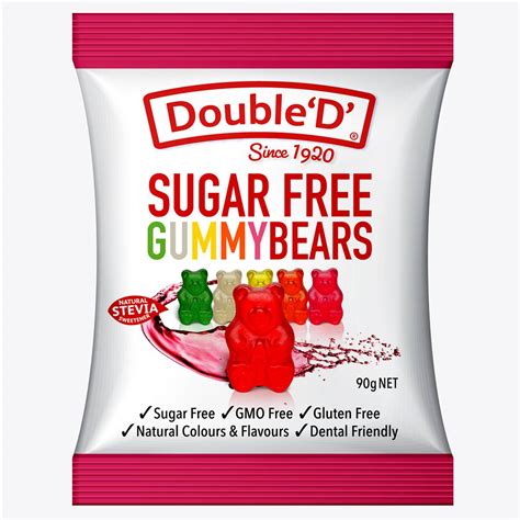 Double D Gummy Bears Sugar Free 90g Bag Woolworths