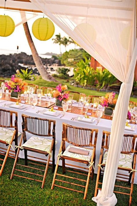 So grab a fruity cocktail and some poolside appetizers and get ready to party, hawaiian style! Pull Off a Hawaiian Luau Wedding Reception Anywhere — With ...