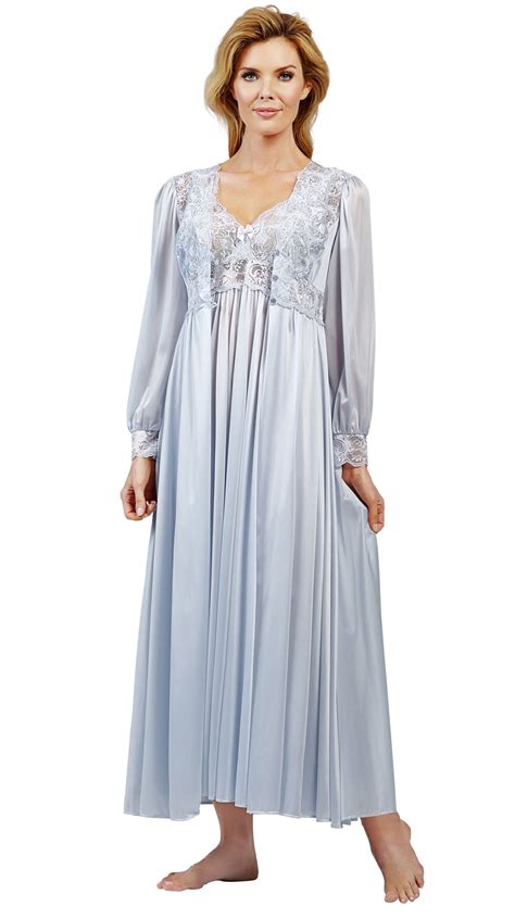 Peignoir Set Nightgown And Robe Wedding Night Lingerie