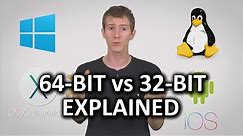 32-bit vs 64-bit Computers & Phones as Fast As Possible