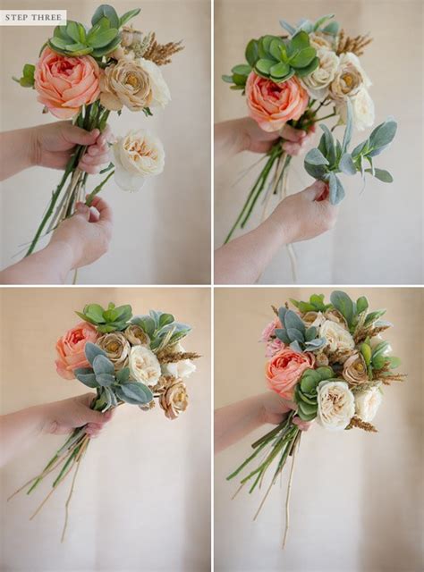Wedding Diy Tip Make Your Own Bridal Bouquet From Faux Flowers