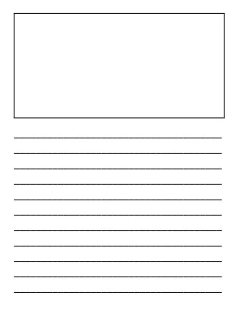 2nd Grade Writing Paper Paper Templates More Printable 2nd Grade
