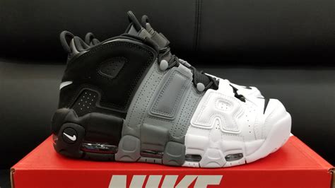 Nike Air More Uptempo Tri Color Black Grey White Release Date 921948