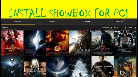 How To Install Showbox For Pc Hd Tutorial Android App Youtube