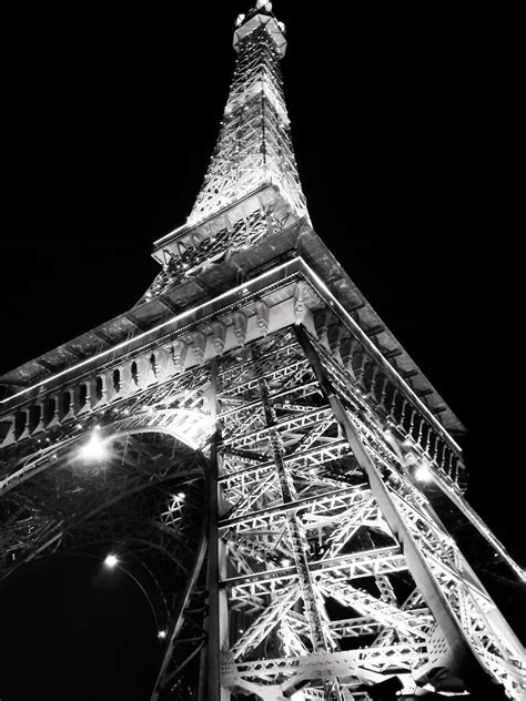 Eiffel Tower Lahore Bahria Town Black And White Eiffel Tower Night Paris Hd Phone